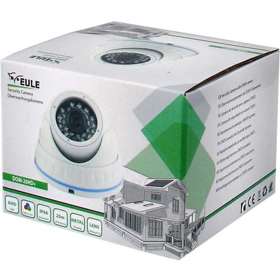 Eule DOME kamera, 4in1, 1/4"Aptina CMOS, 1Mpixel, 720p - DOM-20HDq