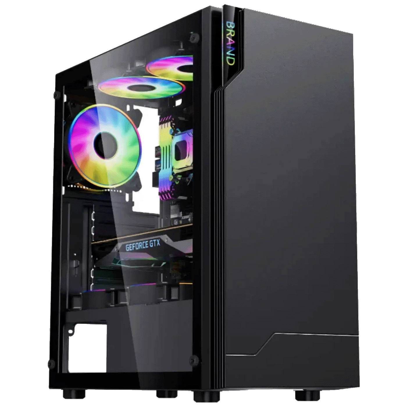 Zeus Desktop PC, Ryzen 5 3600, RX580, 16GB DDR4, SSD 1 TB - Desktop PC ZEUS Ryzen 5