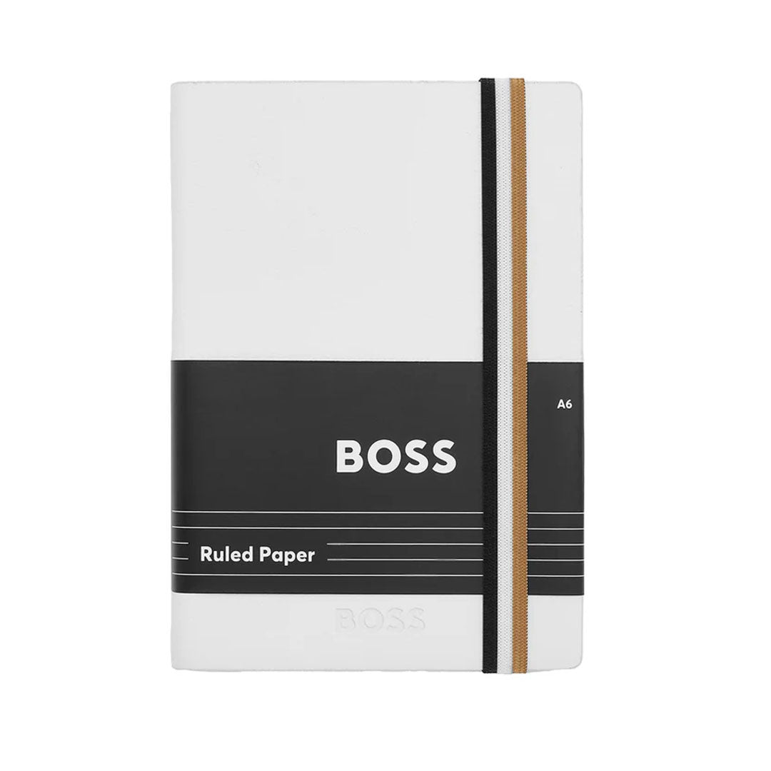Notes A6 Iconic HNM421WL dikto, bijeli, Hugo Boss