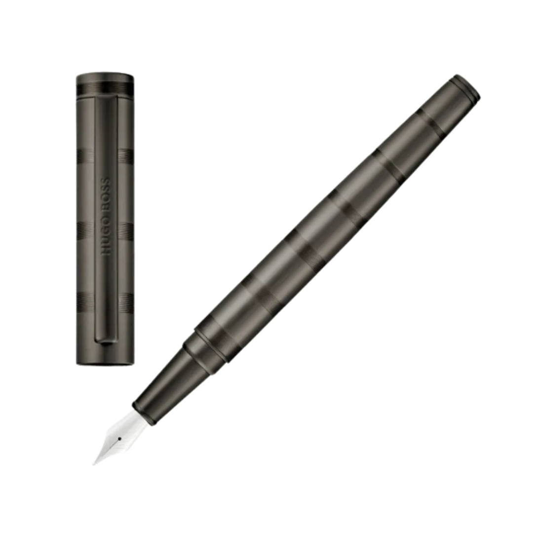 Nalivpero Loop Stripes HSH6852D, gunmetal, Hugo Boss