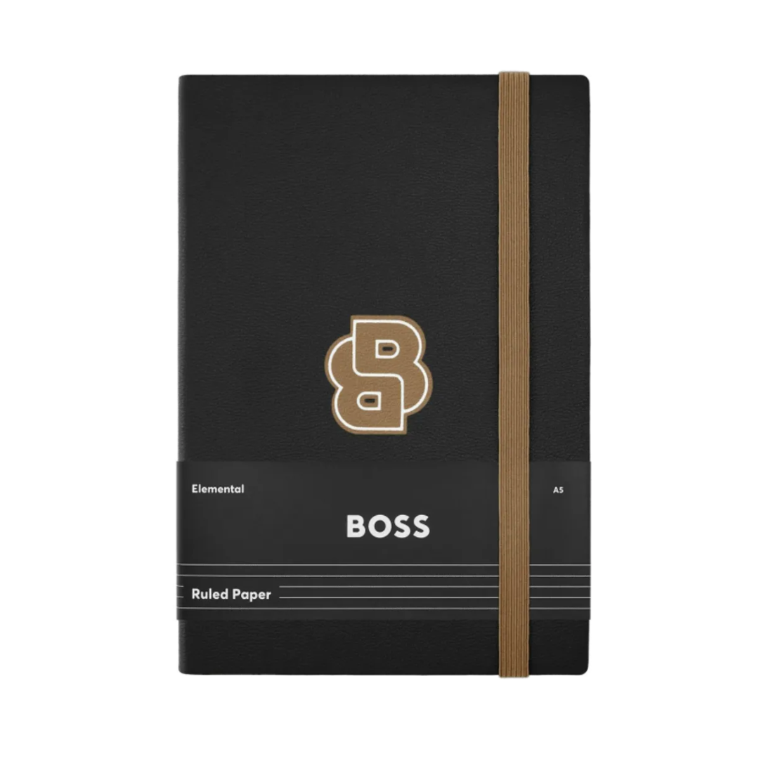 Notes A5 Varsity HNH612AL dikto, crna, Hugo Boss