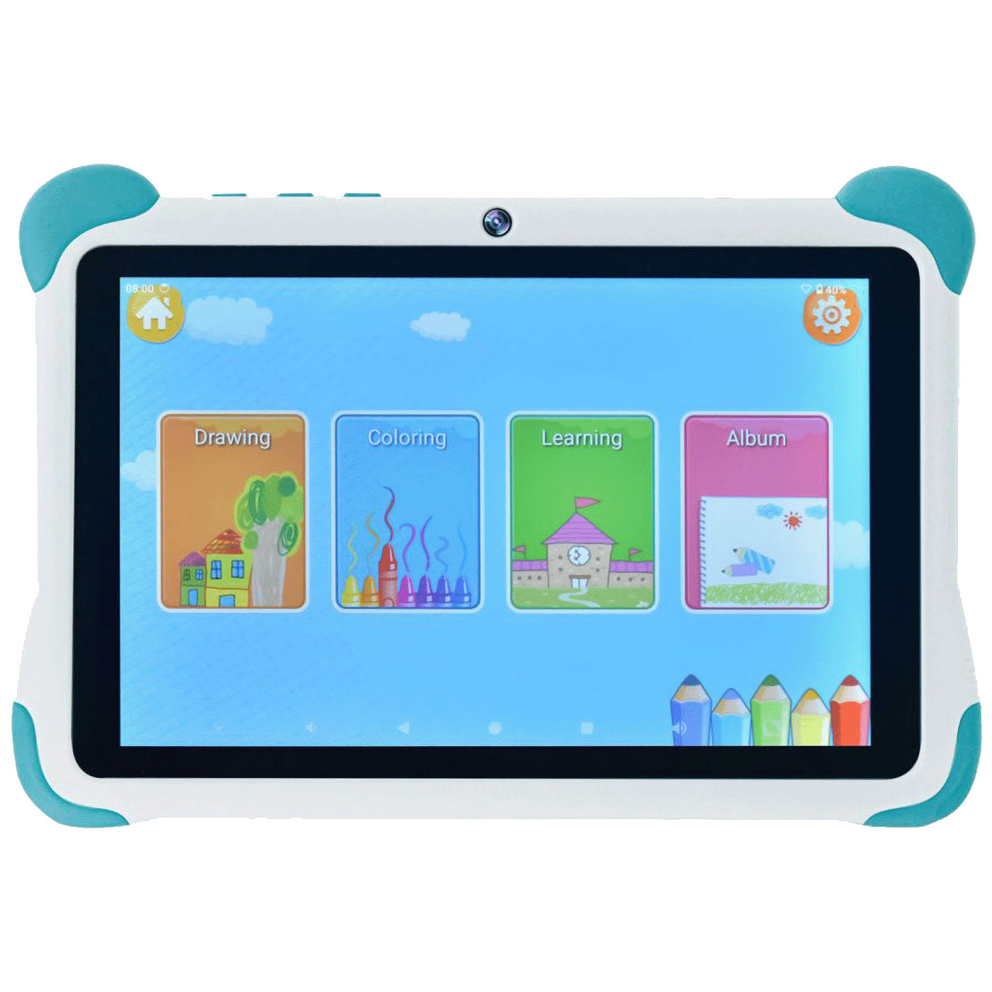 MeanIT Tablet 8", Android 14 Go, 3GB / 32GB, WiFi - K28 Fun Kids
