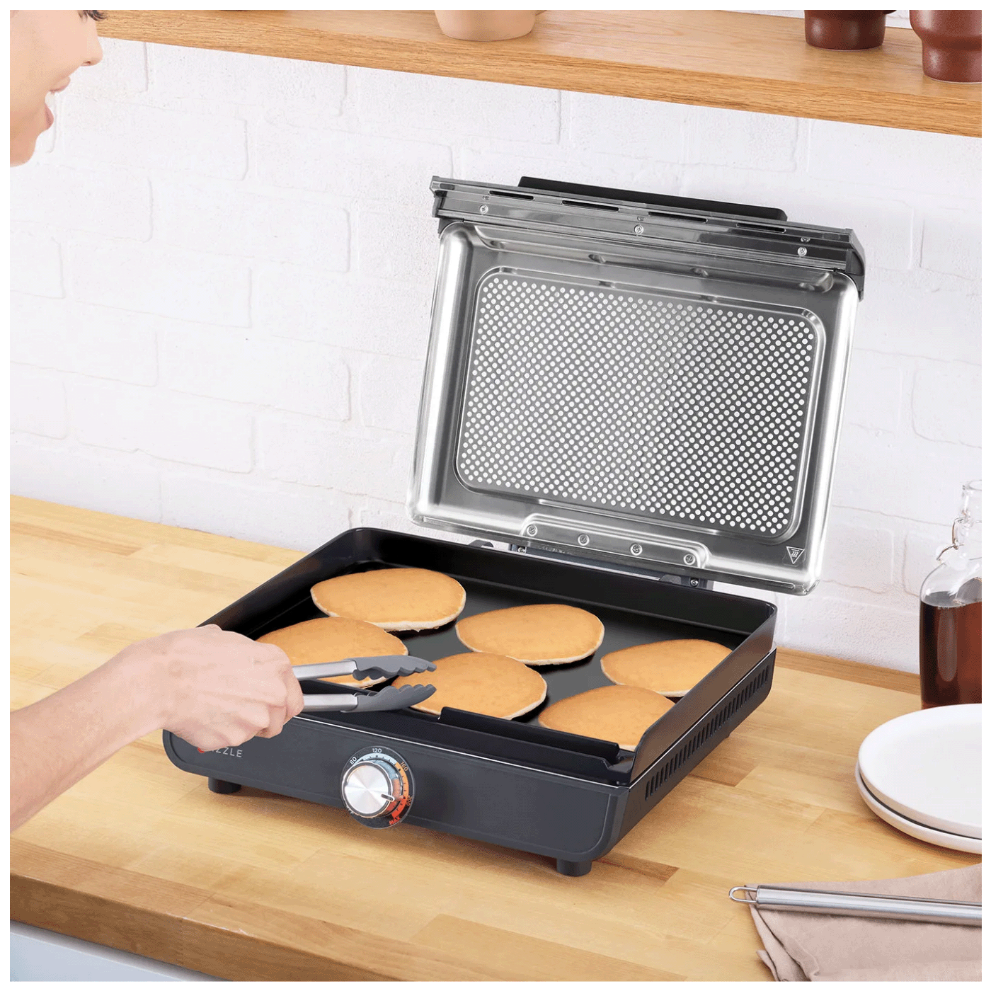 Ninja Grill kontaktni, 1450W, Sizzle Grill Plate and Plancha - GR101EU