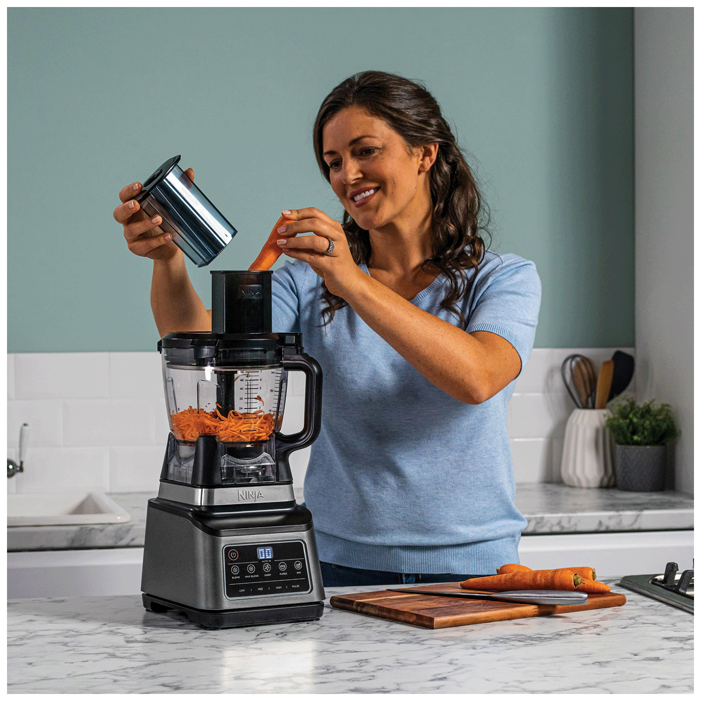 Ninja Blender, 3u1, 2.1 lit./1.8 lit./700ml., 1200W, Auto-iQ - BN800EU