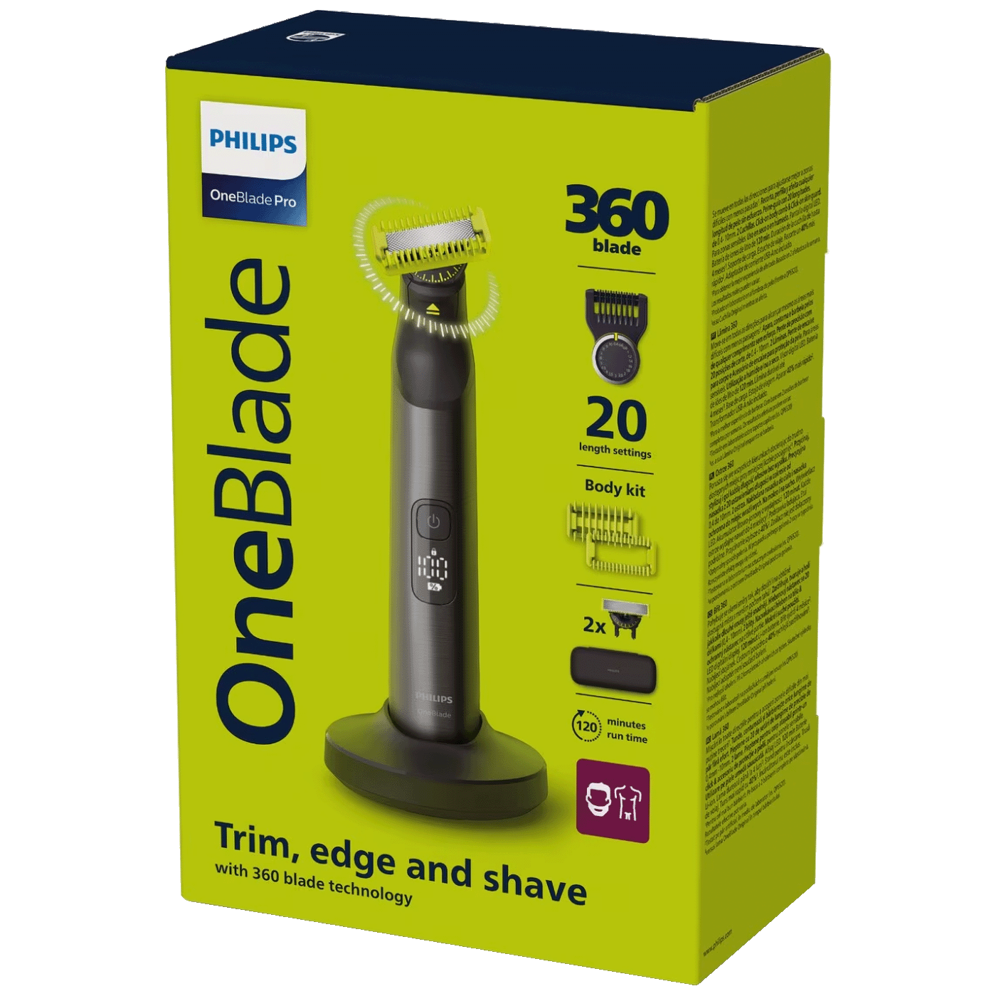 Philips Aparat za brijanje, trimer, Lice i Tijelo, OneBlade Pro - QP6652/61