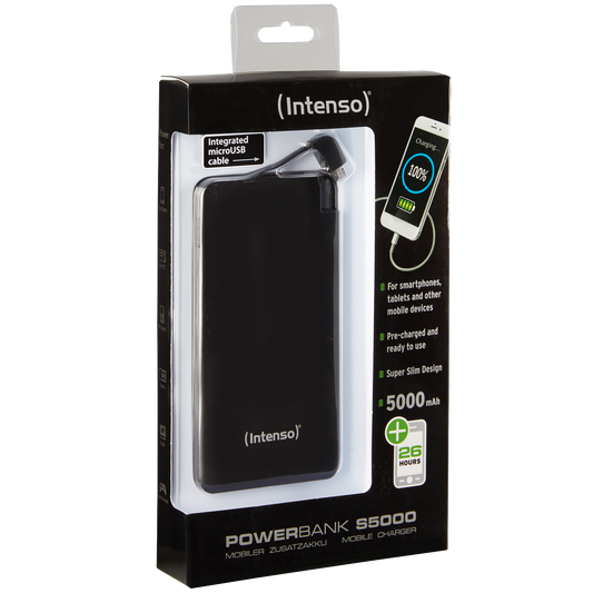 (Intenso) Punjač prijenosni za mobitele i tablete 5000mAh, slim - POWERBANK slim 5000