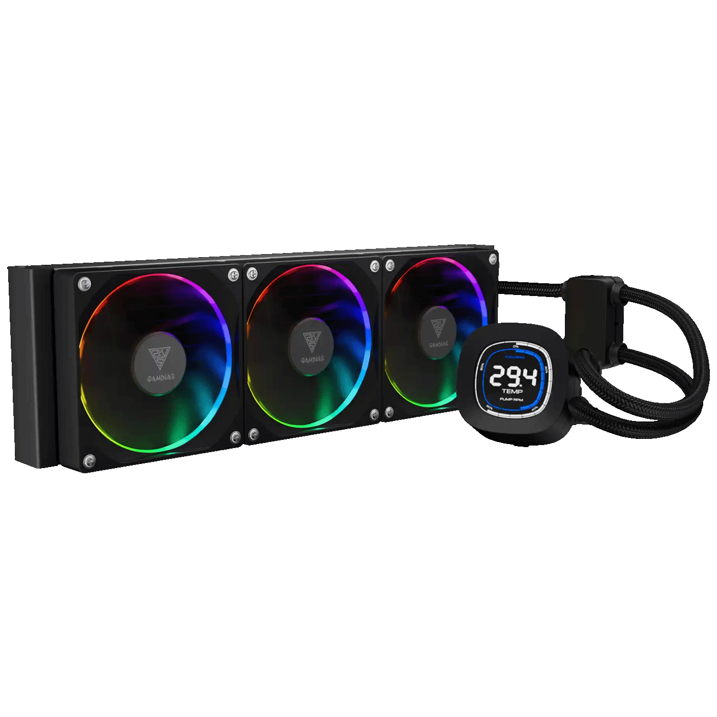 Gamdias Vodeno hlađenje za CPU, RGB - Gamdias Chione M4-360