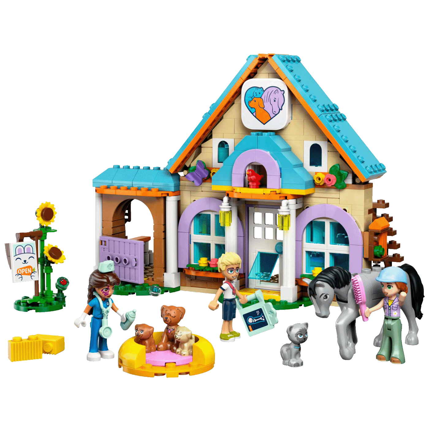 Lego Veterinarska klinika za konje i ljubimce, LEGO Friends
