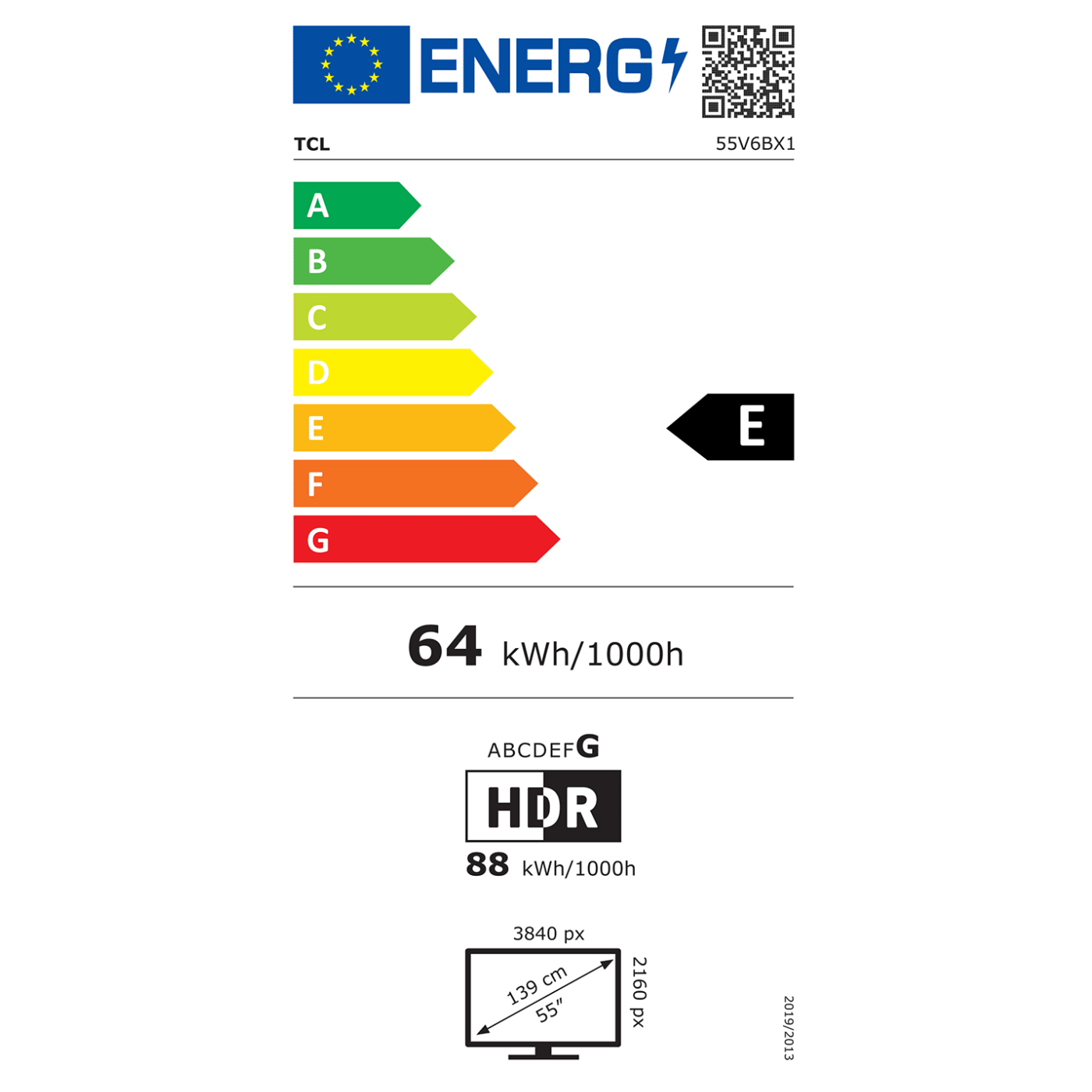 TCL Televizor Smart LED 4K UltraHD 55", Google TV - 55V6B