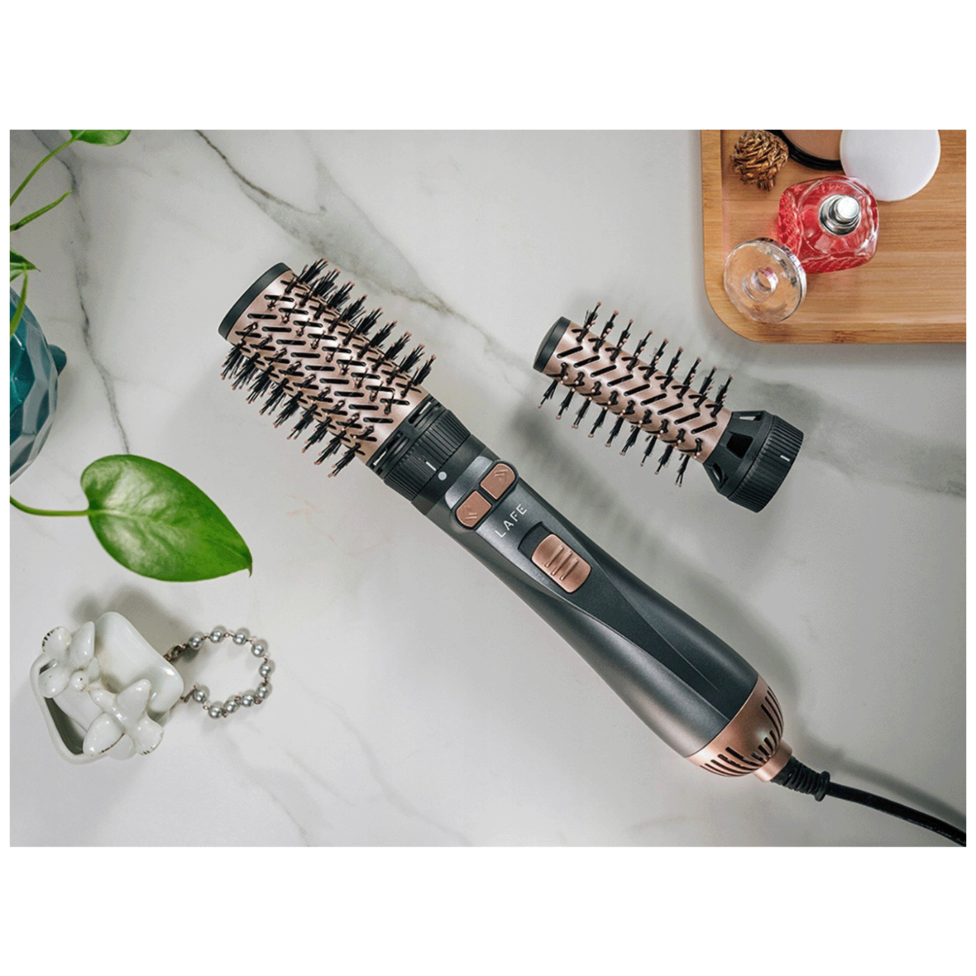 Lafe Rotirajuća četka za kosu, 1200W - Sleek & Shine Styler