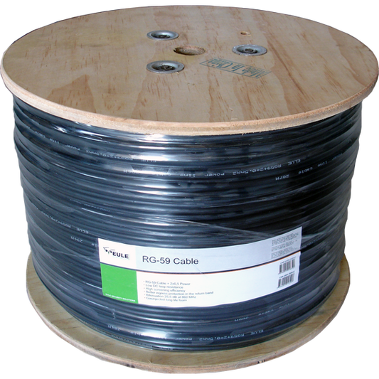 Eule RG-59 kabl sa napajanjem, 2x0,75mm, 305met - CAB-7305
