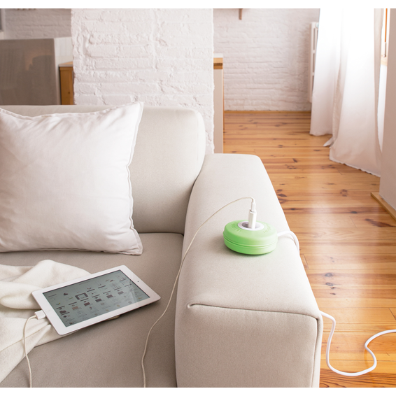 Famatel Produžni kabl, 2 utičnice, dužina 3m, ROLLER - 2956-G