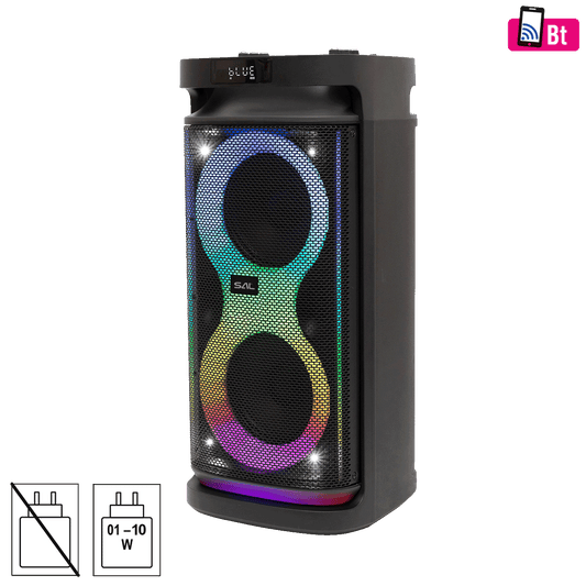 SAL Zvučnik bežični, Bluetooth , FM radio , KARAOKE, 80W - PAR2100BT