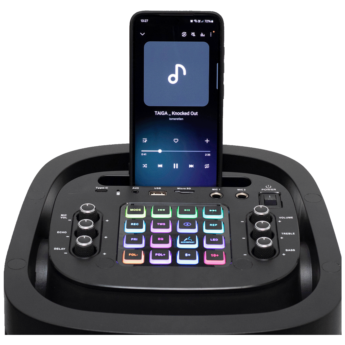SAL Zvučnik bežični, Bluetooth , FM radio , KARAOKE, 80W - PAR2100BT
