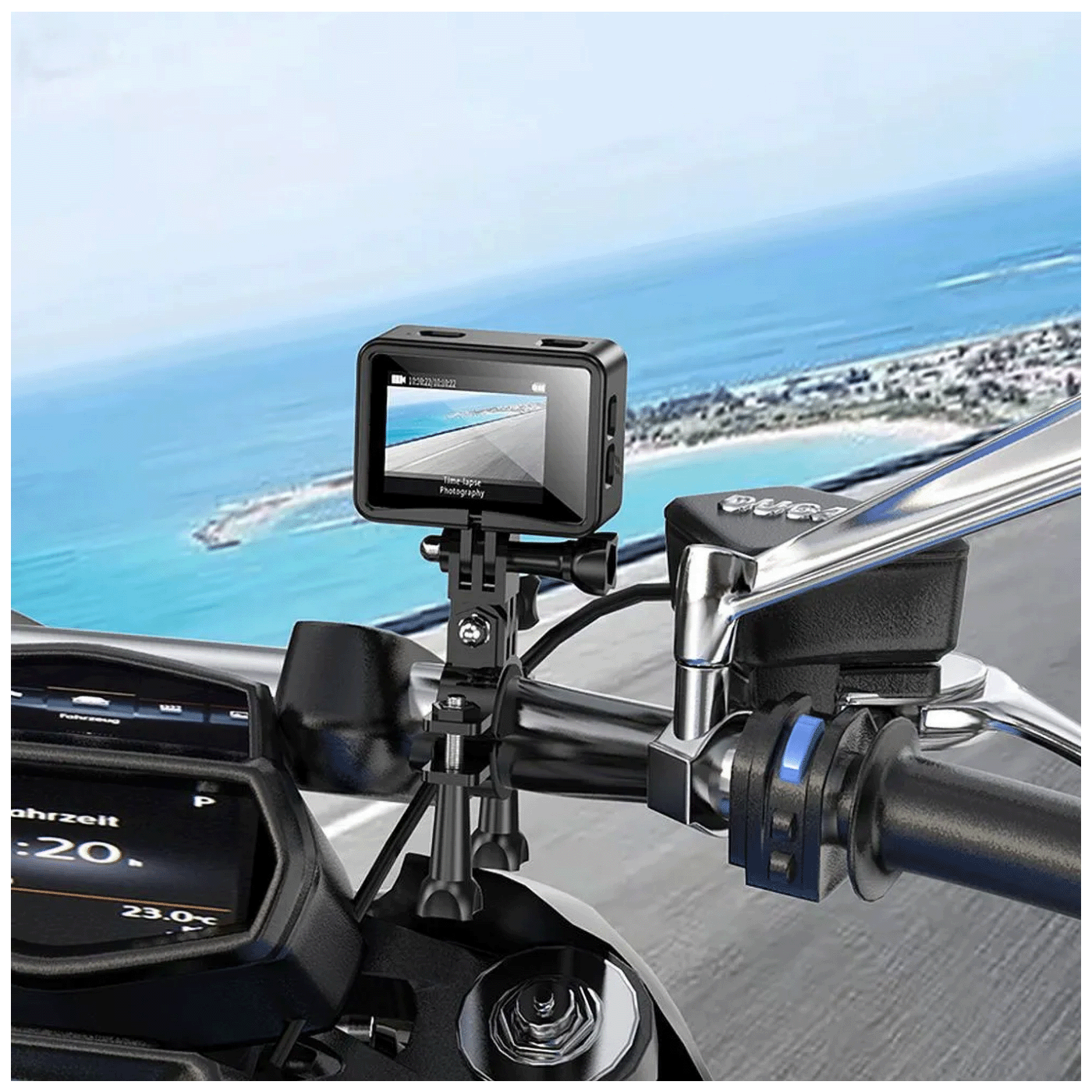 hoco. Sportska kamera, 1.3"/ 2" IPS LCD, 4K UHD, WiFi, microSD - DV102