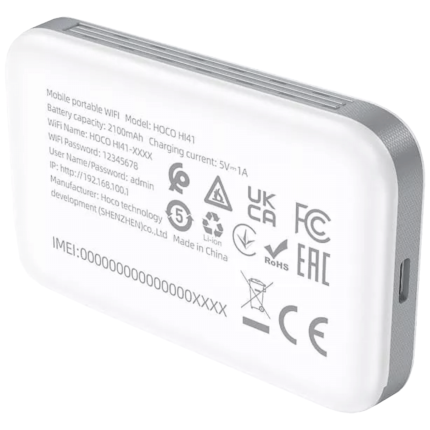 hoco. 4G mobilni WiFi router, 150Mbps - HI41 Portable WiFi