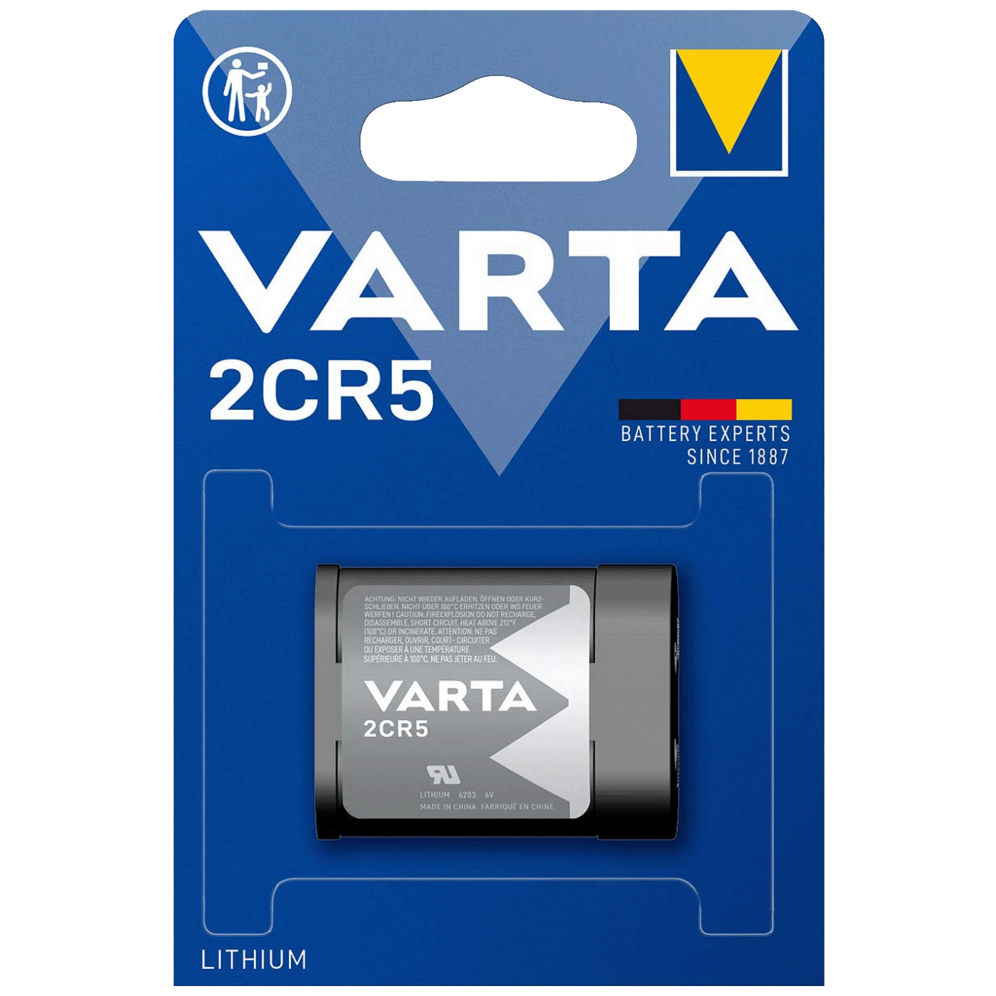 Varta Baterija litijska, Photocell, 2CR5, DL245, 6V - 2CR5 B1