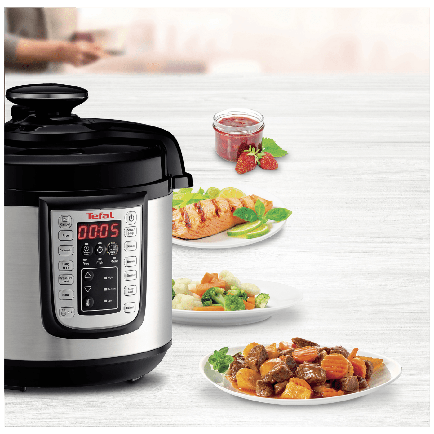 Tefal Višenamjenski ekspres lonac, Multicooker One Pot 25u1 - CY505EE0