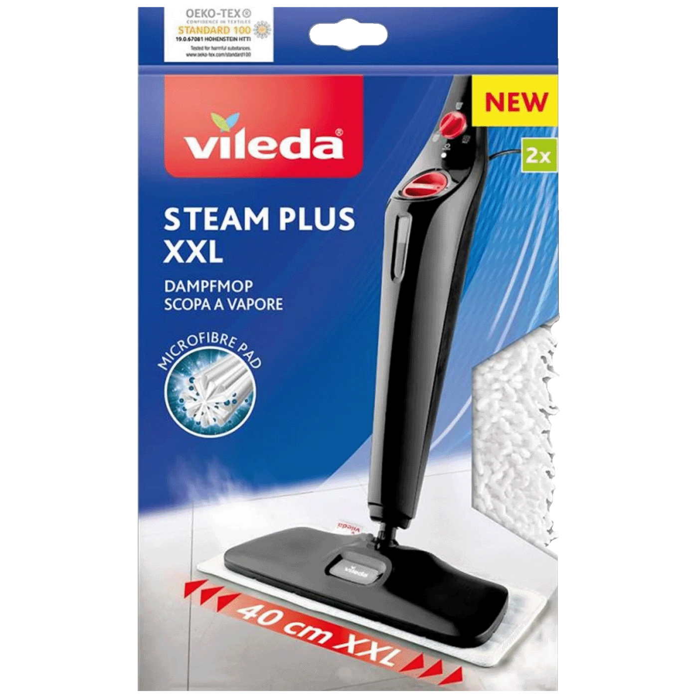 Vileda Zamjenske krpe za Vileda Steam XXL mop, pakiranje 2 kom. - Pad Refill for Vileda Steam XXL 3.0