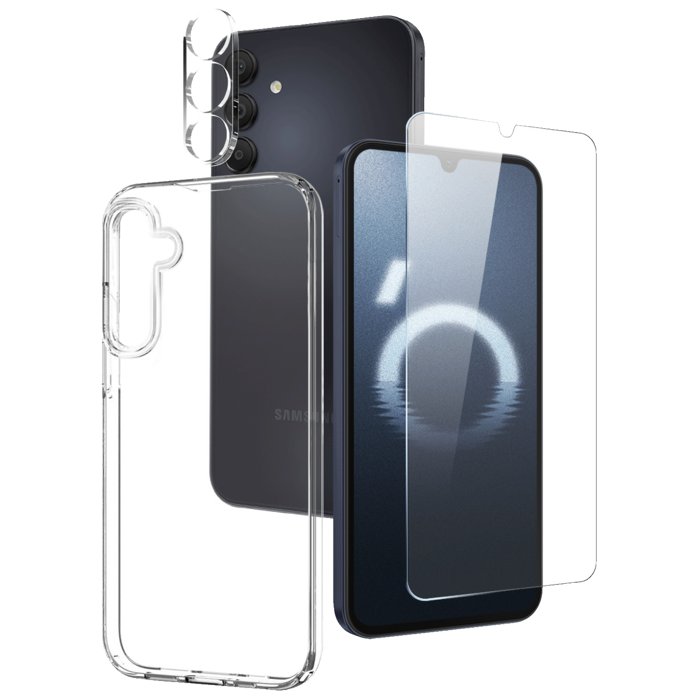 NN-Su Combo Maska za Samsung A16 sa sa zaštitom ekrana i objektiva - TPU Phone Case; Screen Protector