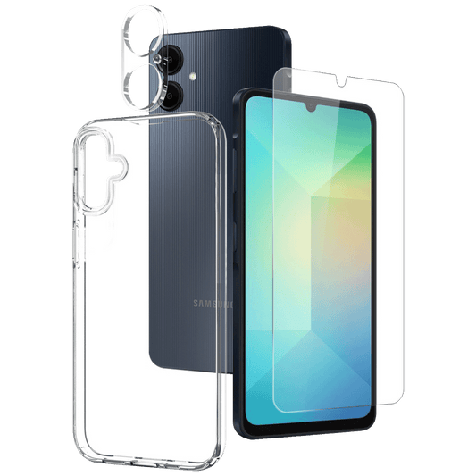 NN-Su Combo Maska za Samsung A06 sa sa zaštitom ekrana i objektiva - A06 TPU Phone Case;Screen Protector