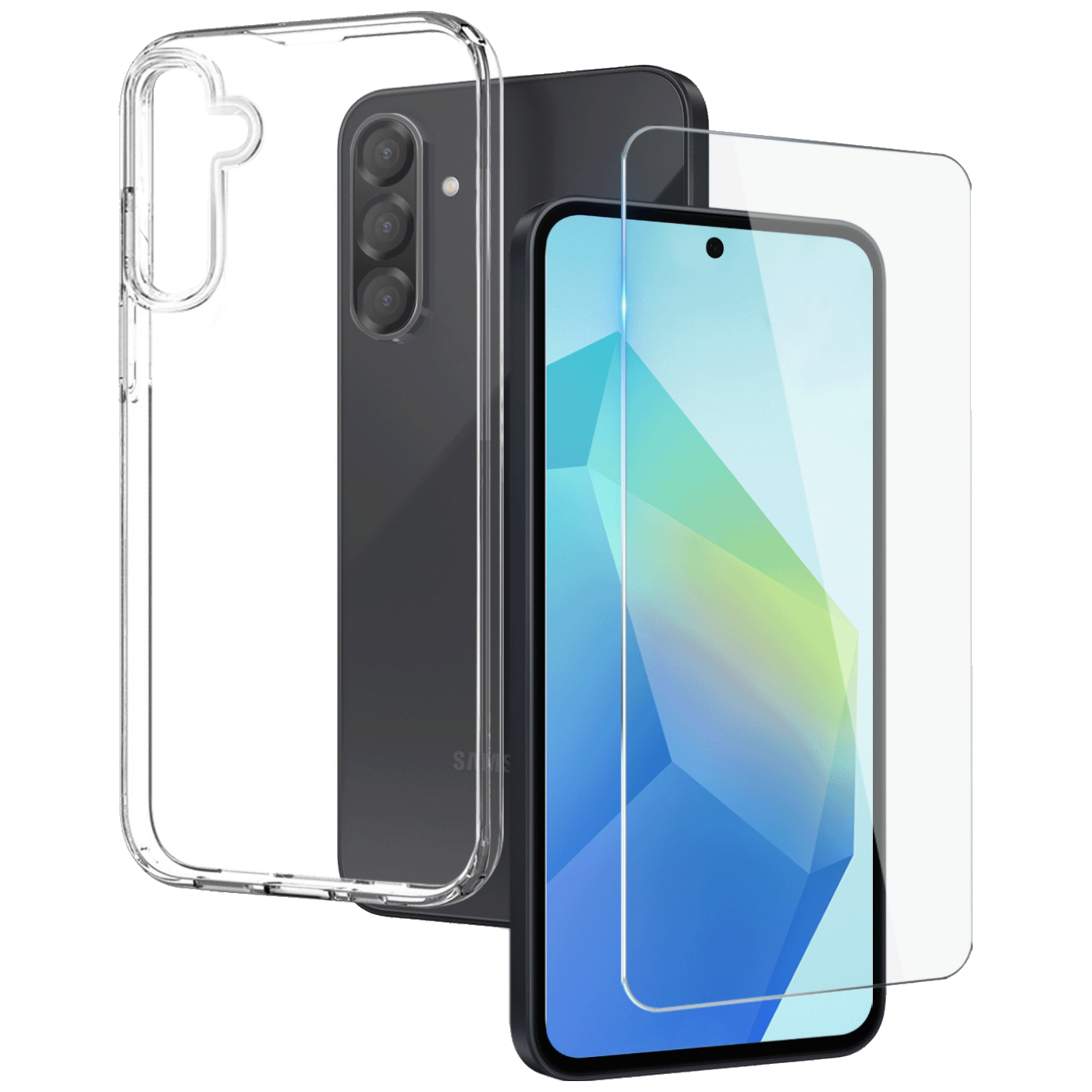 NN-Su Combo Maska za Samsung A36 5G sa sa zaštitom ekrana - A36 TPU Phone Case;Tempered Glass
