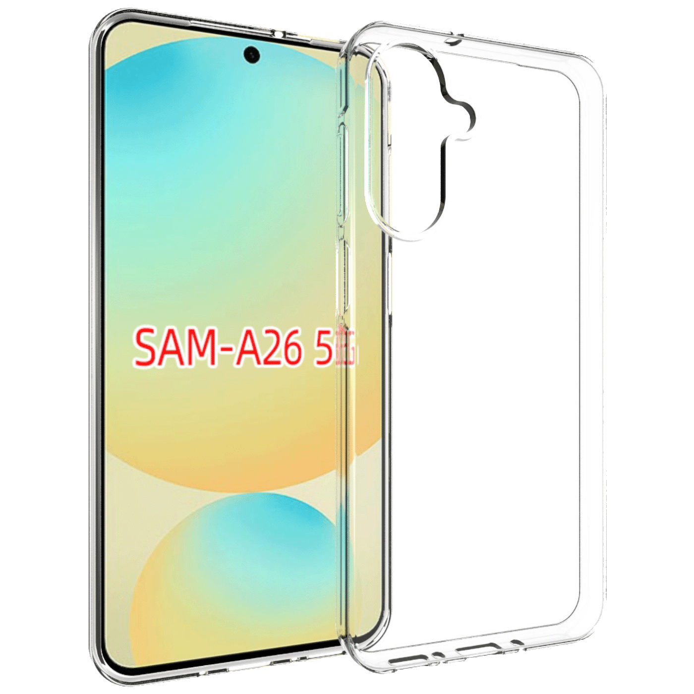 NN-Su Maska za Samsung A26 5G, Transparent - Galaxy A26 5G TPU Phone Case
