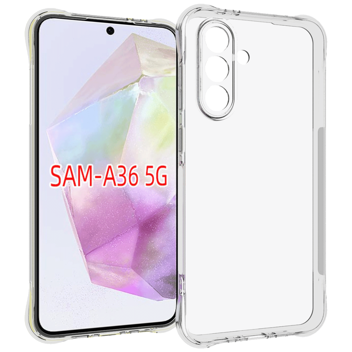 NN-Su Maska za Samsung A36 5G, Transparent - Galaxy A36 5G TPU Phone Case