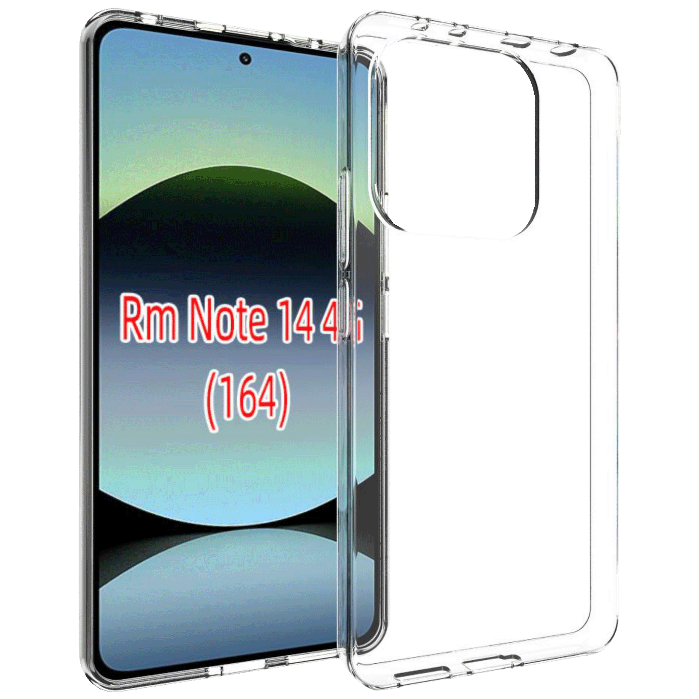NN-Su Maska za Redmi Note 14, Transparent - Redmi Note 14 TPU Phone Case