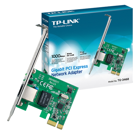 TP-LINK Mrežni adapter PCIe, gigabit 10/100/1000, ugradbeni - TG-3468
