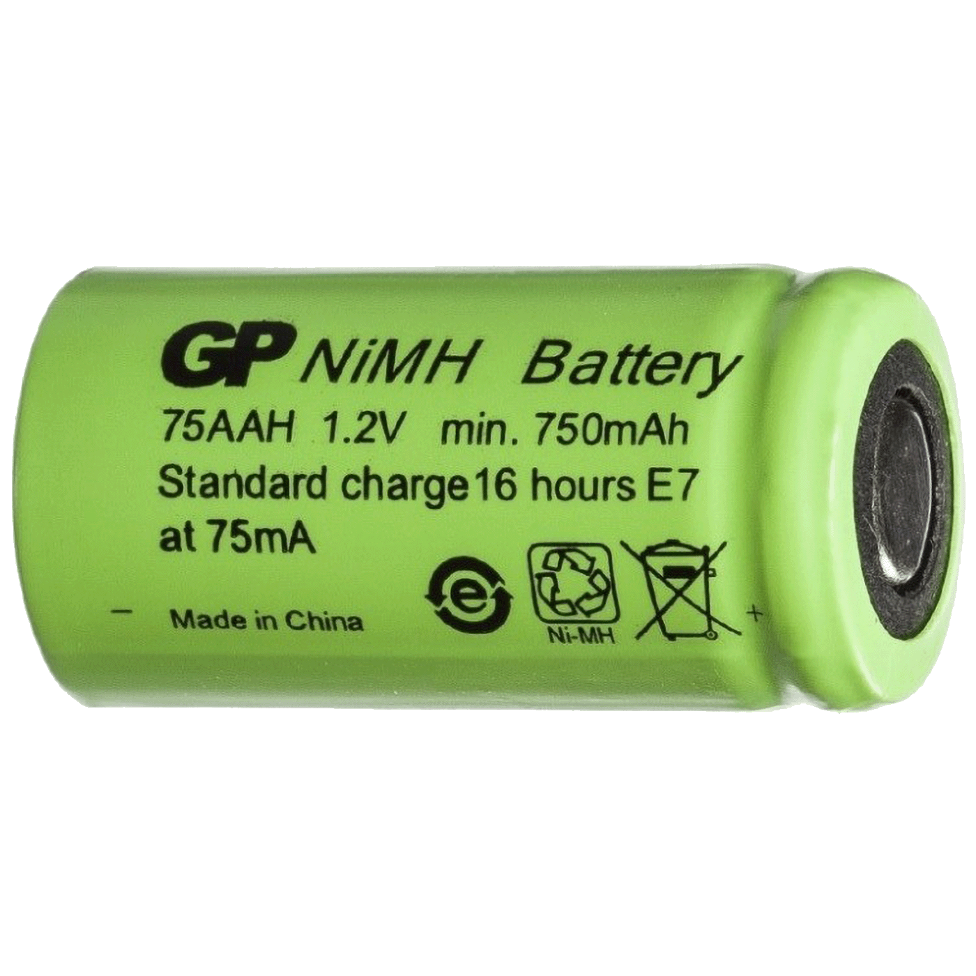GP Baterija akumulatorska 2/3 AA, NiMH 1.2 V, 750 mAh - GPAA-750-1.2V