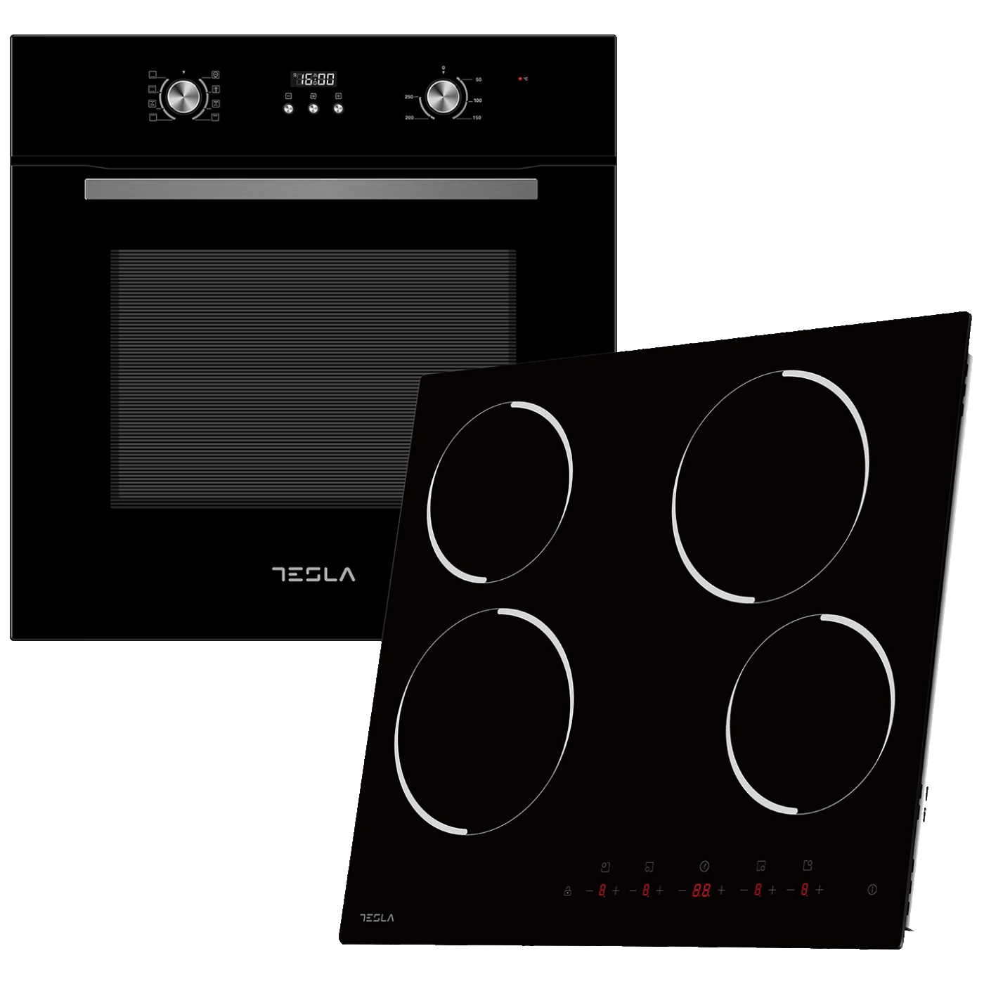 Tesla Set ugradbena pećnica /ploča, BO901MB+HV6401MB