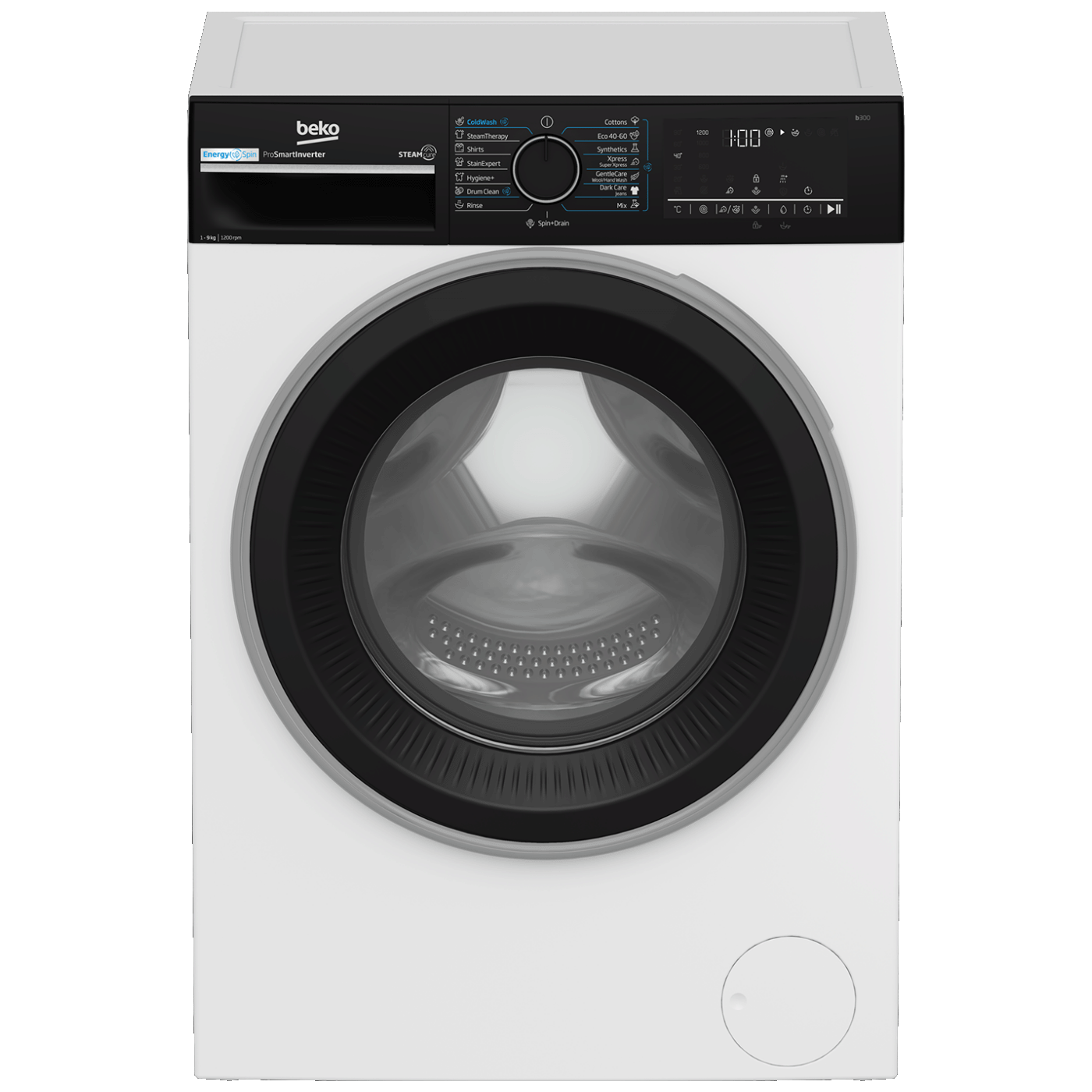 Beko Mašina za veš, 1200 obrtaja, 9 kg veša, A - B3WFU49215WPBB ES