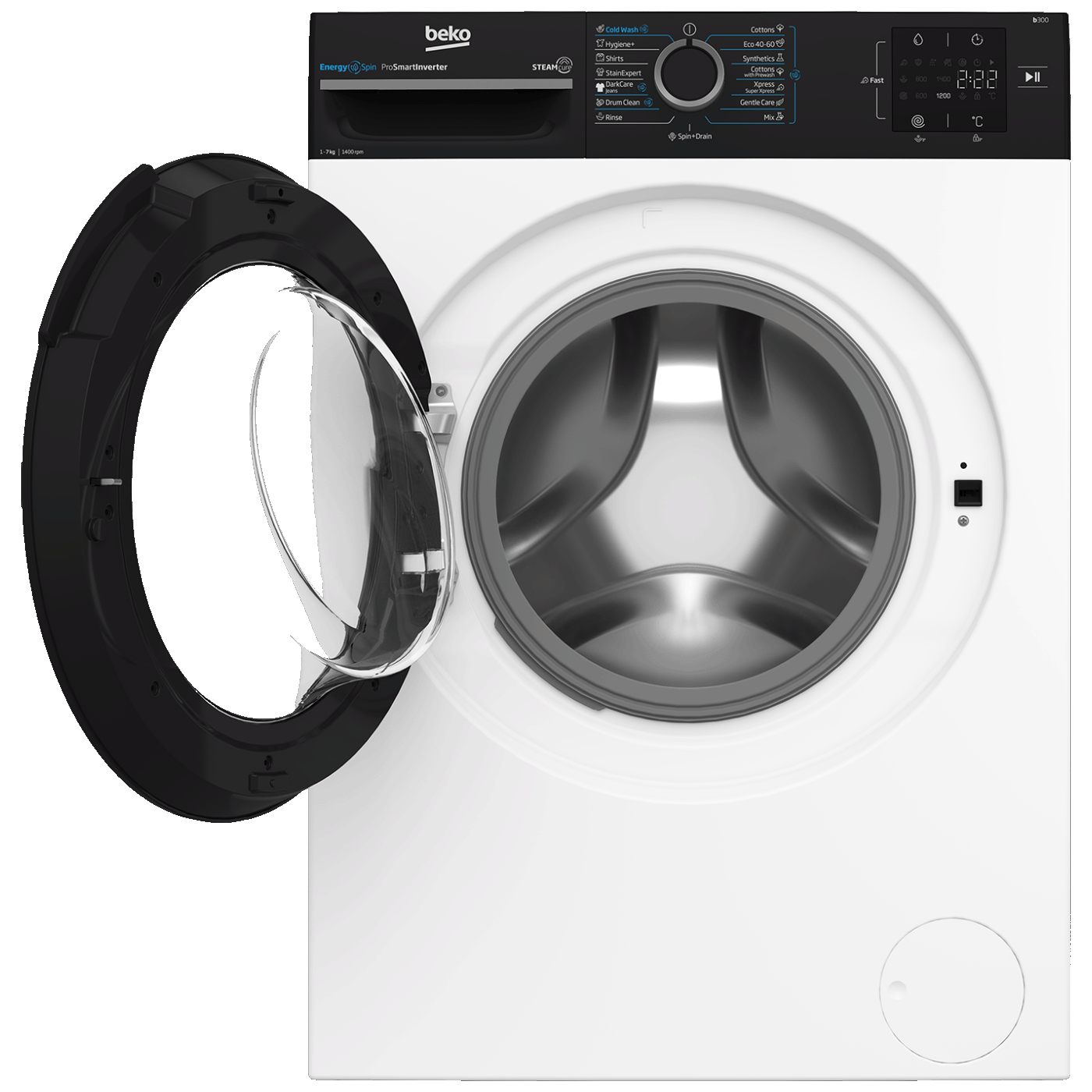 Beko Mašina za veš, 1400 obrtaja, 7 kg veša, A - BM3WFSU37413WPBB1