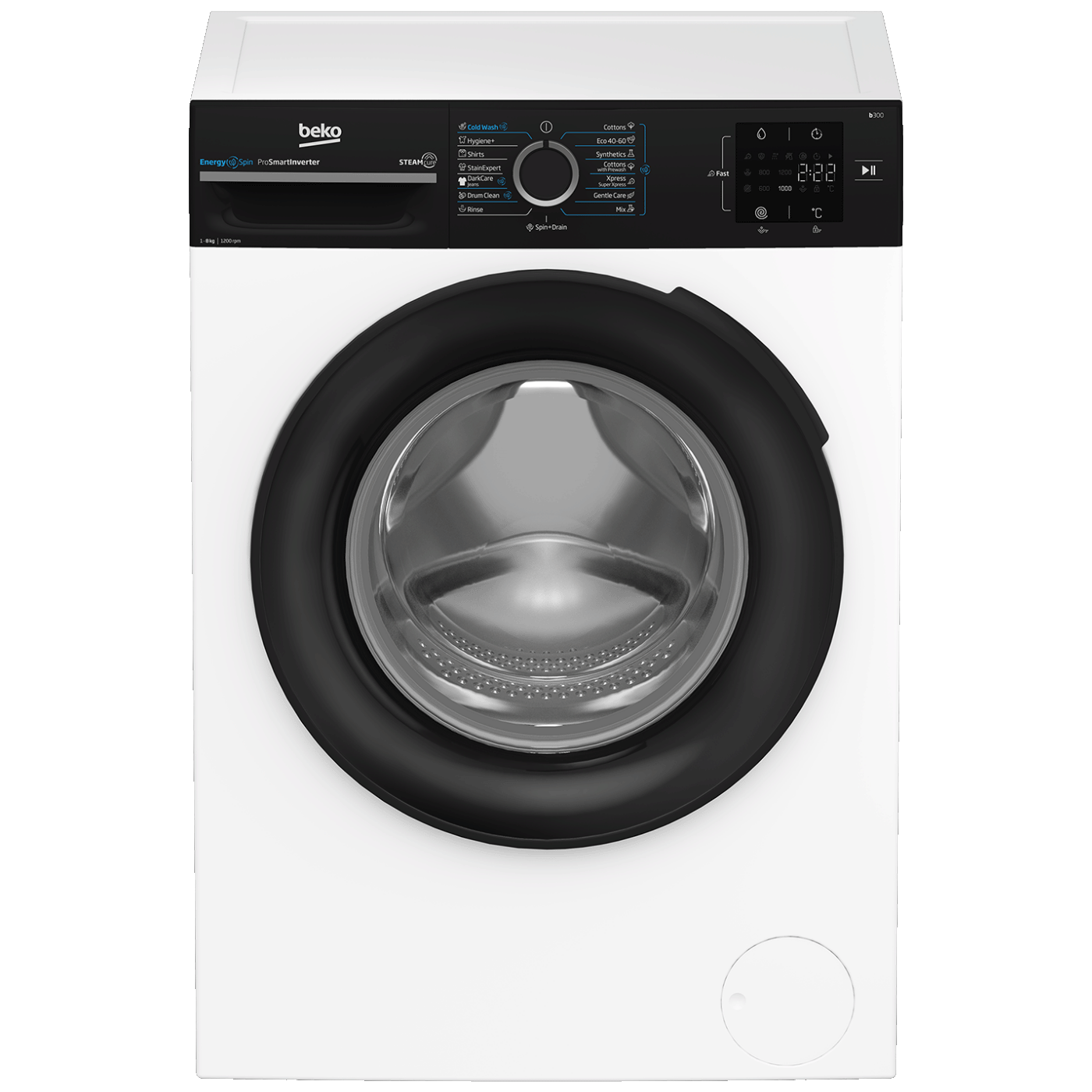 Beko Mašina za veš, 1200 obrtaja, 8 kg veša, A - BM3WFSU38213WPBB
