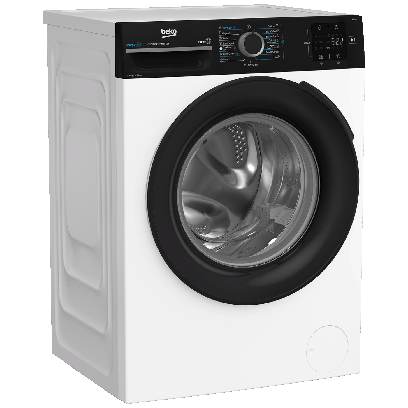 Beko Mašina za veš, 1200 obrtaja, 8 kg veša, A - BM3WFSU38213WPBB