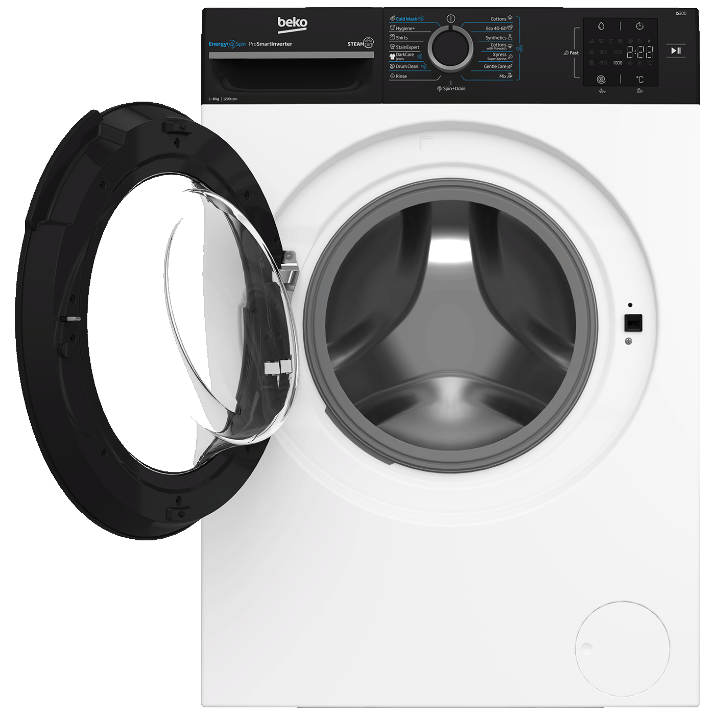 Beko Mašina za veš, 1200 obrtaja, 8 kg veša, A - BM3WFSU38213WPBB