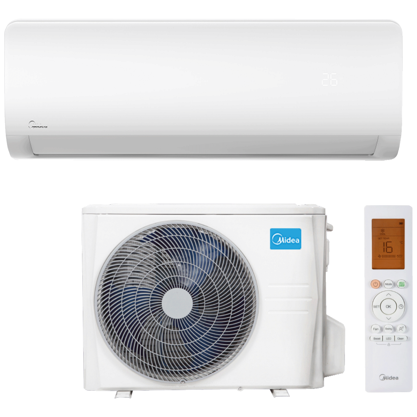 Midea Klima uređaj, split sistem, 9000 Btu, -20°C, WiFi, A++ - Xtreme Save; MG2X-09-SP
