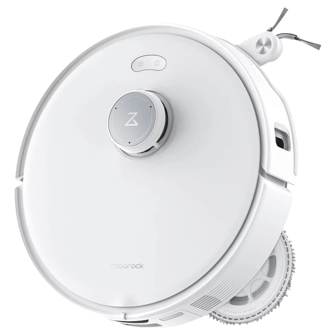 Roborock Robot usisavač sa stanicom za pražnjenje, 6400 mAh, WiFi - Qrevo Curv White