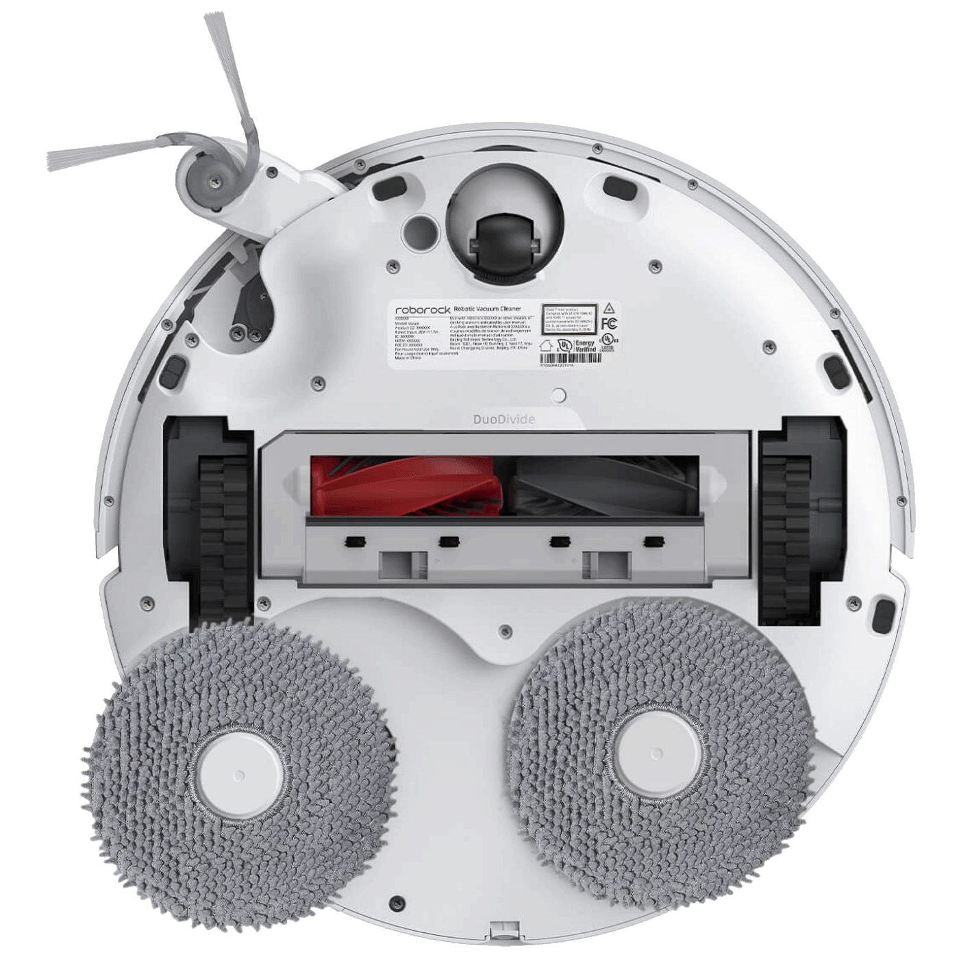 Roborock Robot usisavač sa stanicom za pražnjenje, 6400 mAh, WiFi - Qrevo Curv White