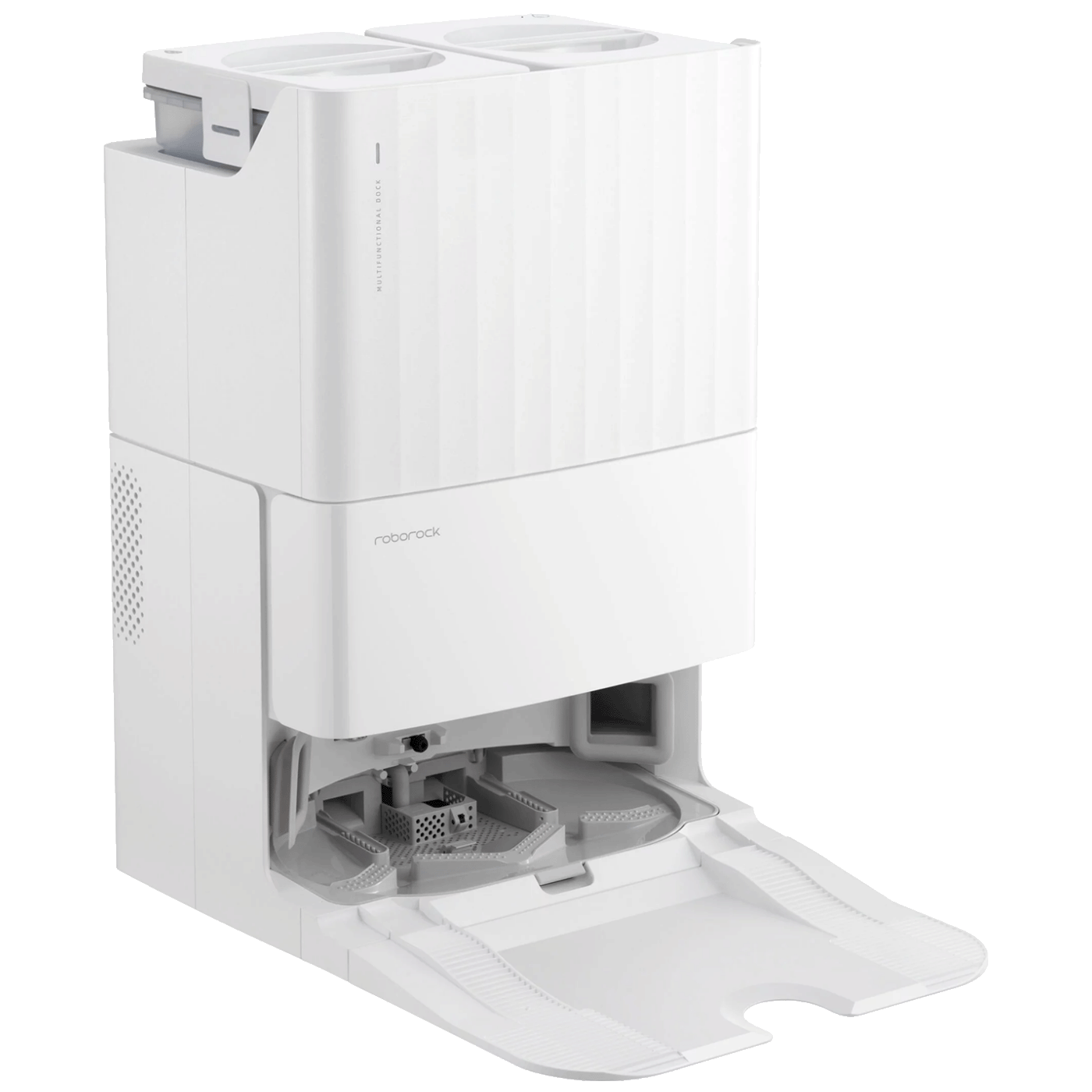 Roborock Robot usisavač sa stanicom za pražnjenje, 5200 mAh, WiFi - Qrevo S White