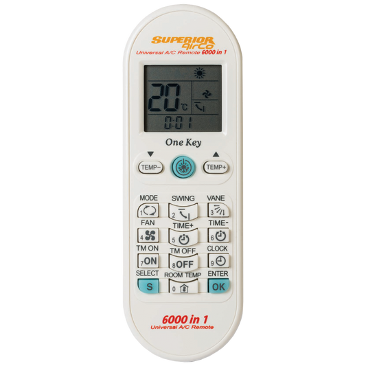 Superior Daljinski upravljač za klime, 6000 kodova, univerzalni - RC AirCo 6000in1