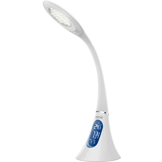 home Lampa, LED, stolna, sat, termometar - LA 6