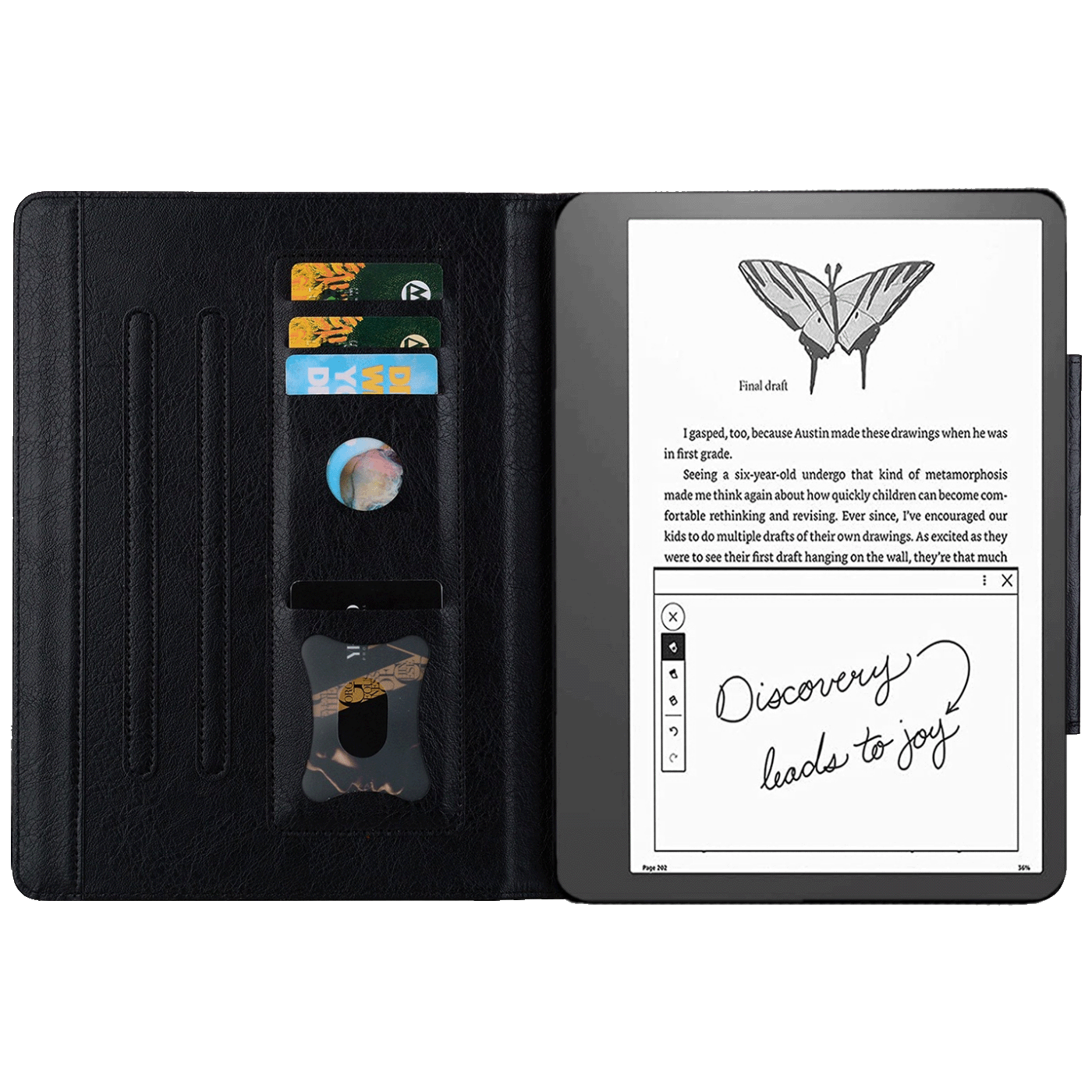 NN-Su Futrola preklopna za Amazon Kindle Scribe 10.2" - Leather Tablet Case