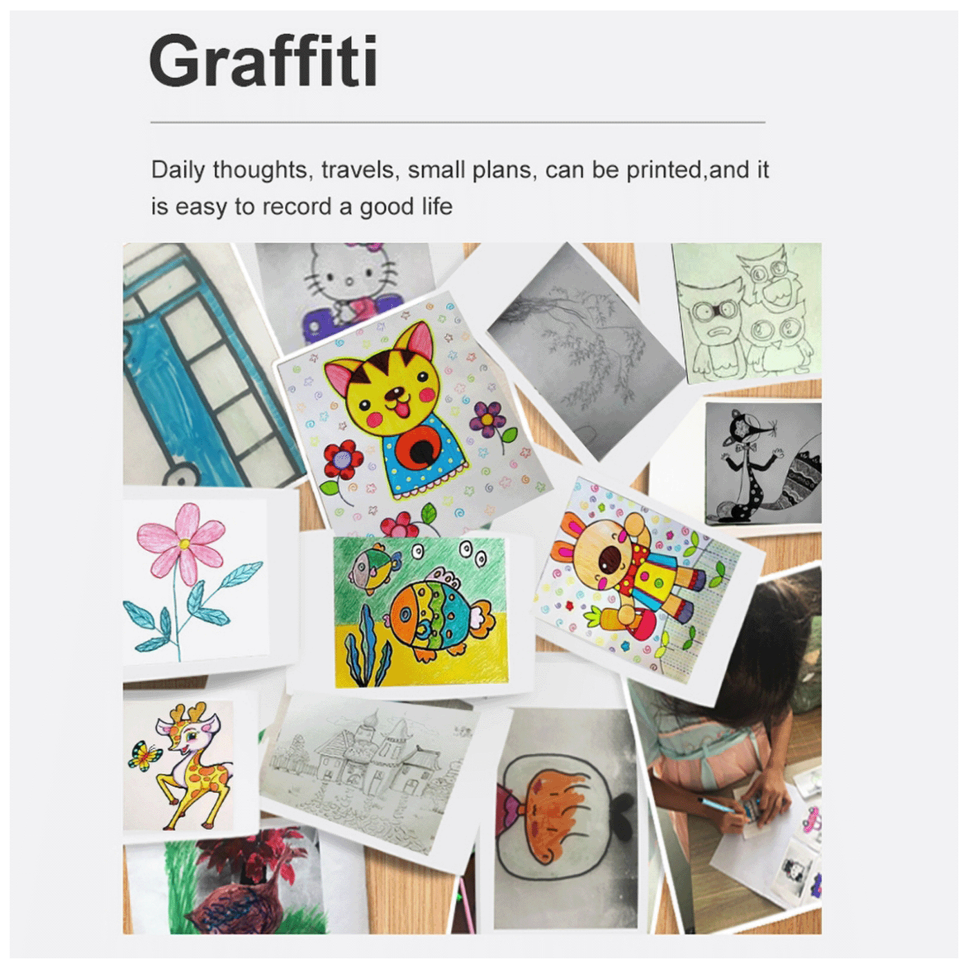 NN-Su Printer, mobilni , Zero INK, Bluetooth, set - X6 Mini Printer,set,Bluetooth,Pink