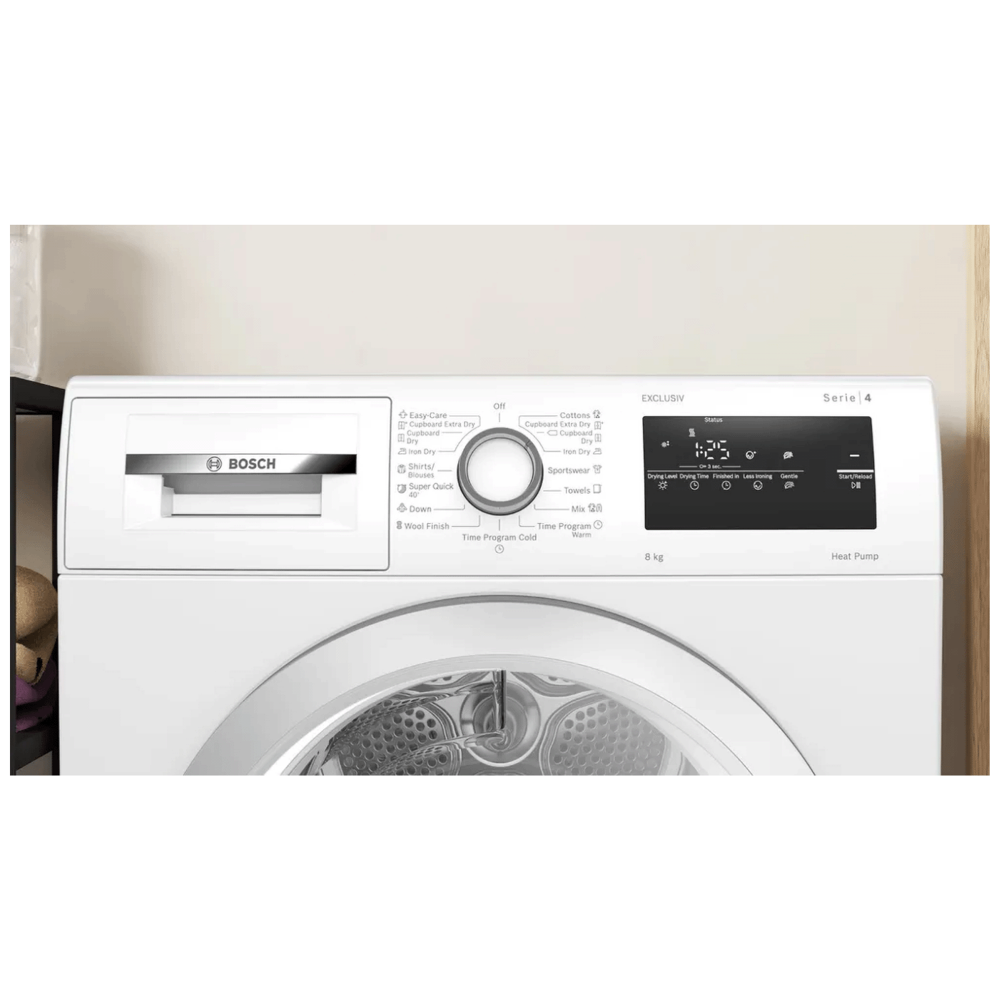 Bosch Mašina za sušenje veša sa toplotnom pumpom, 8 kg., A++ - WTH85292BY