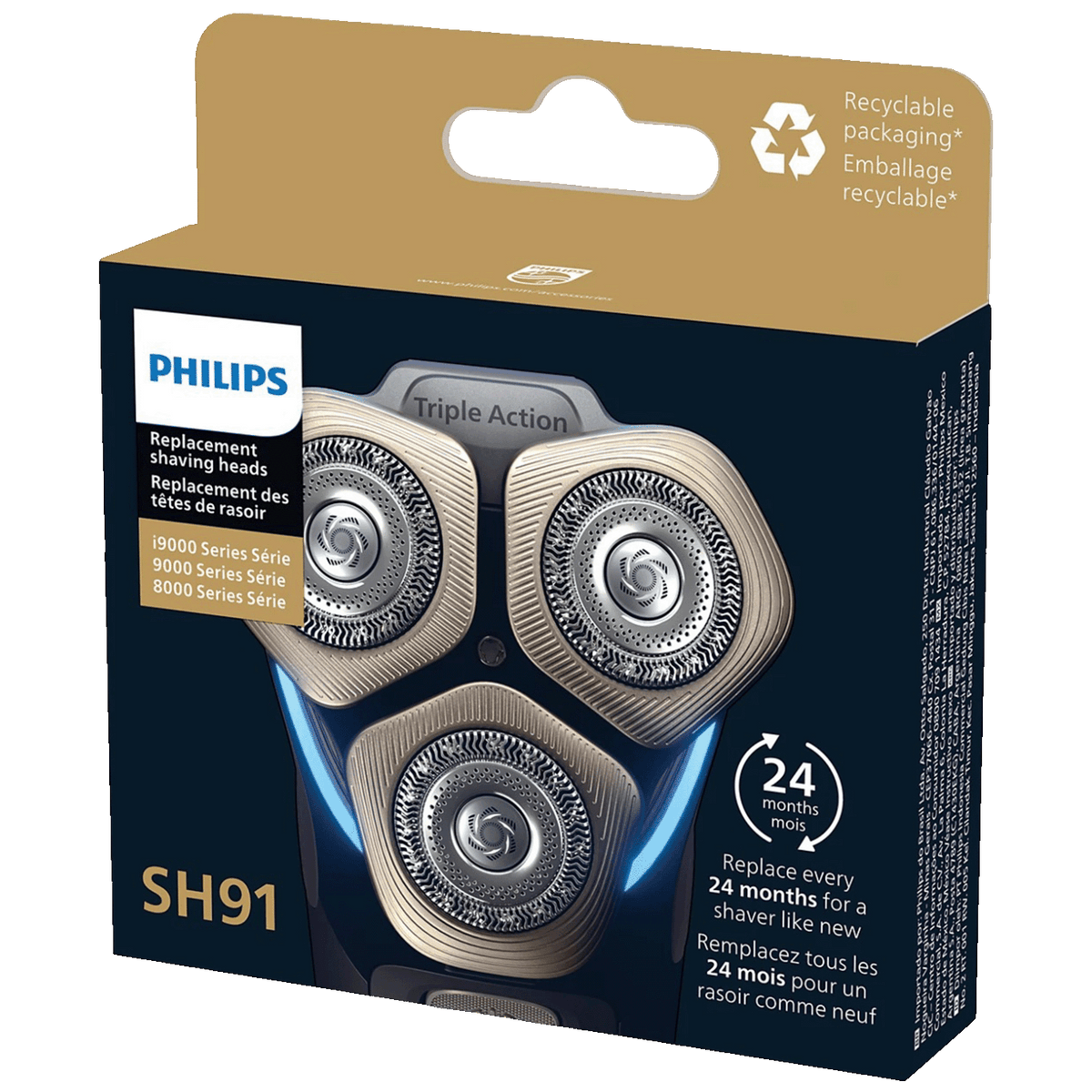 Philips Zamjenske glave za brijanje, za seriju S8000, S9000, i9000 - SH91/50