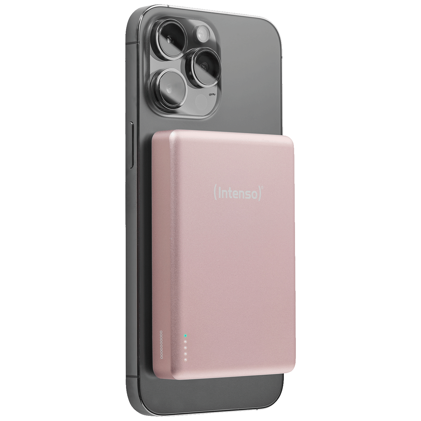 (Intenso) Prijenosni punjač, MagSafe, 10000mAh, bežični - POWERBANK MW10000 Rose