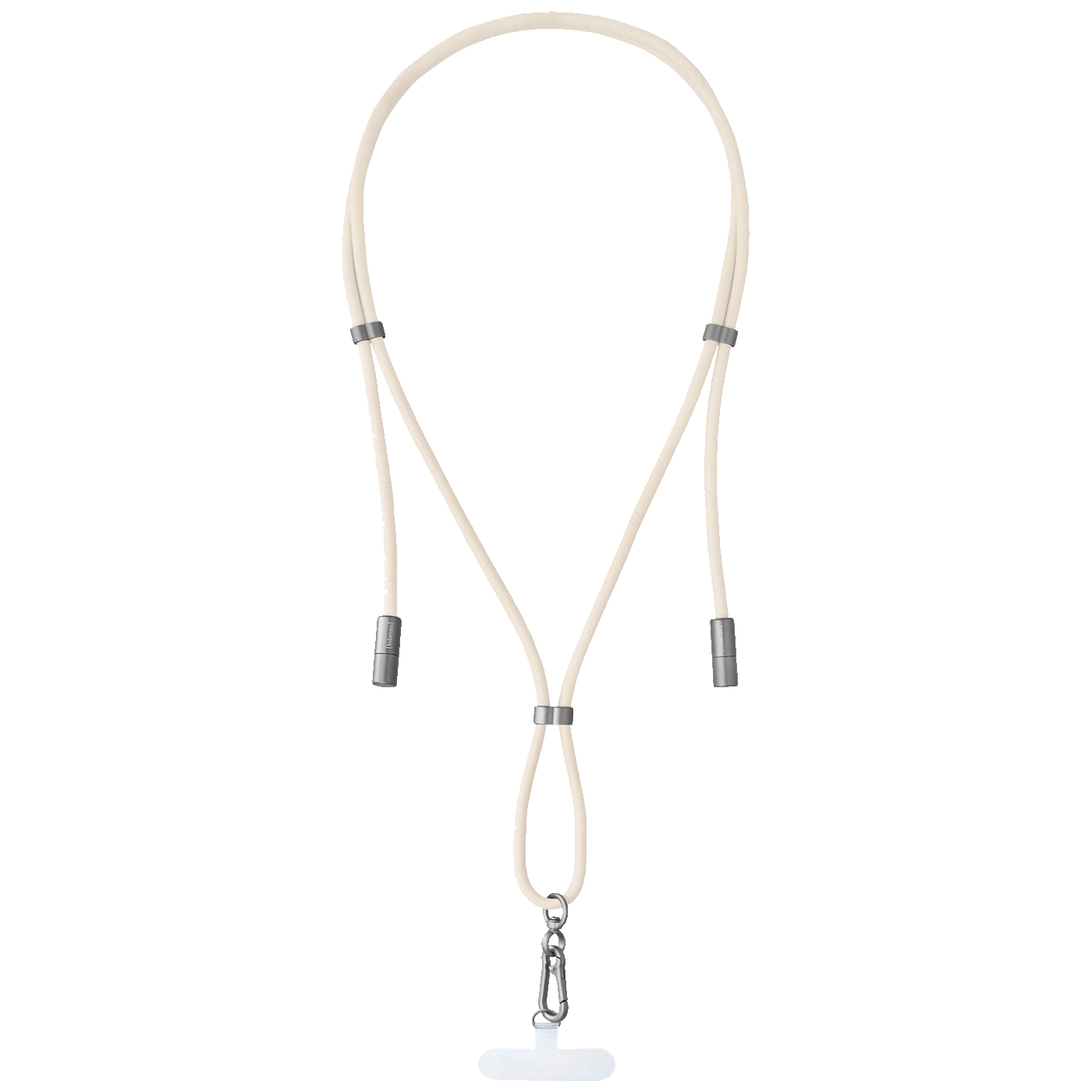 (Intenso) Vezica za mobitel i kabel za punjenje/podatkovni kabel - Cell Phone Charging Lanyard Beige