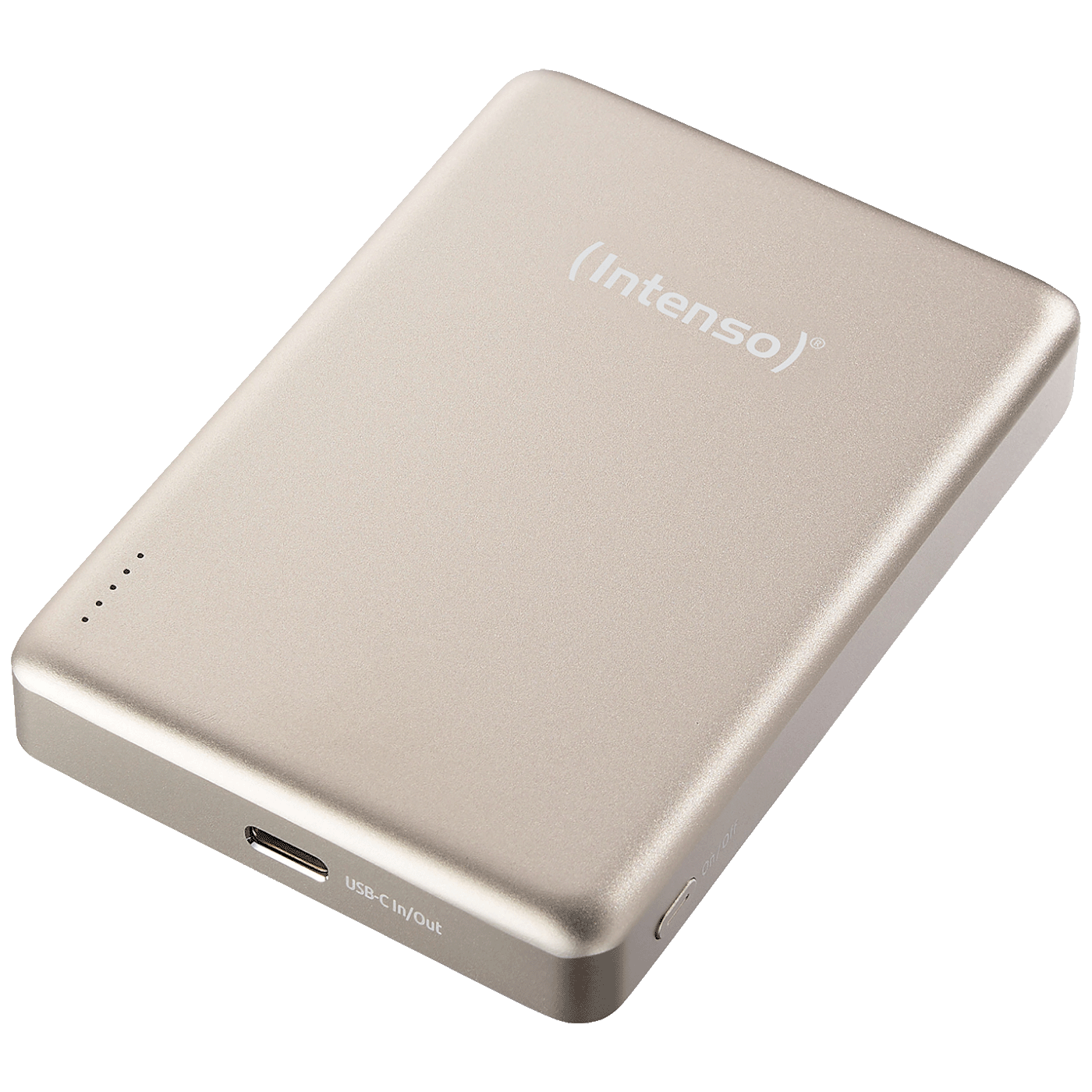 (Intenso) Prijenosni punjač, MagSafe, 10000mAh, bežični - POWERBANK MW10000 Champagne